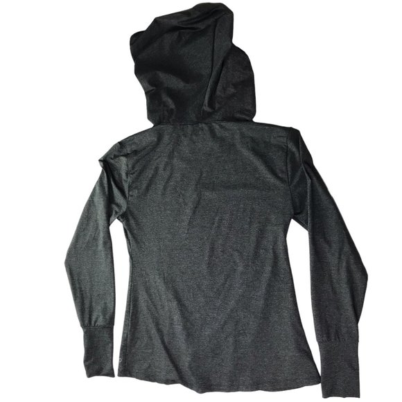 SPLITS FIFTY-NINE 59 Hoodie Hooded Sweatshirt Pullover Stretch Women's S Gray LS - Picture 10 of 16